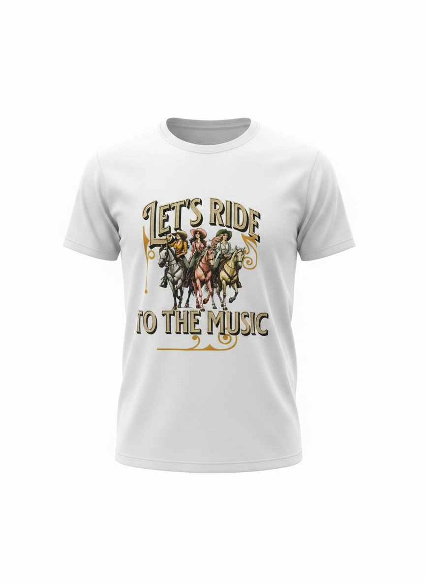 T- skjorte - Let´s go ride...