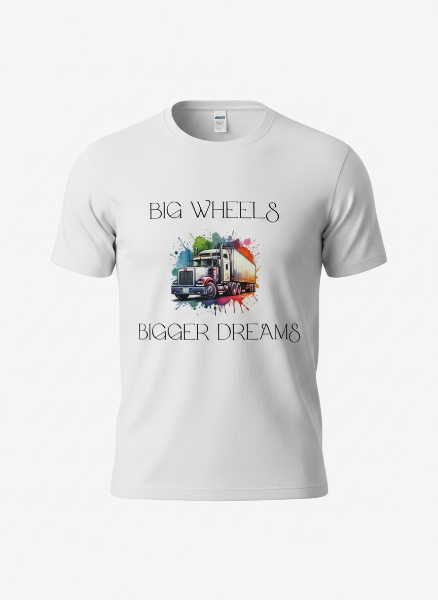 T- skjorte - Big wheels, bigger dreams