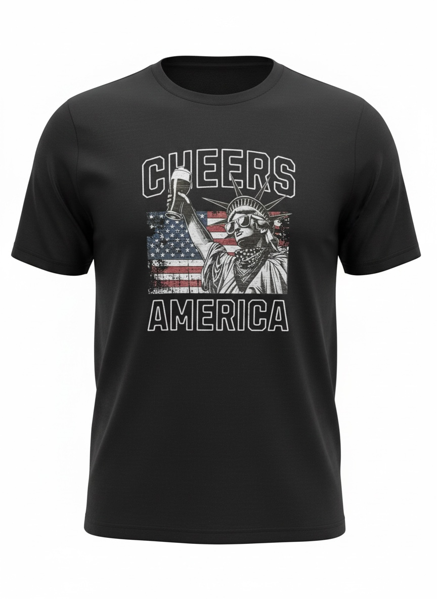 T- skjorte - Cheers America