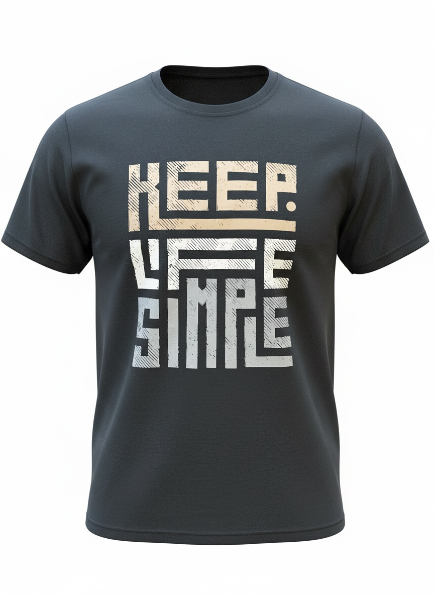 T - Skjorte Keep life simple
