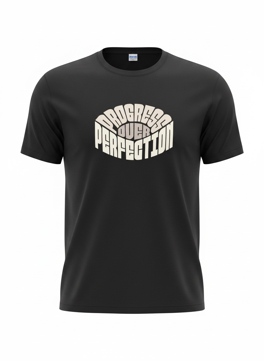 T- skjorte - Progress over perfection