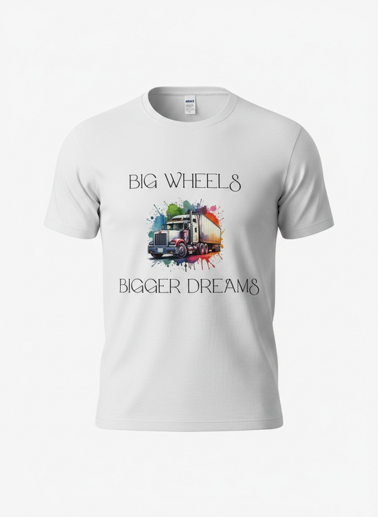 T- skjorte - Big wheels, bigger dreams